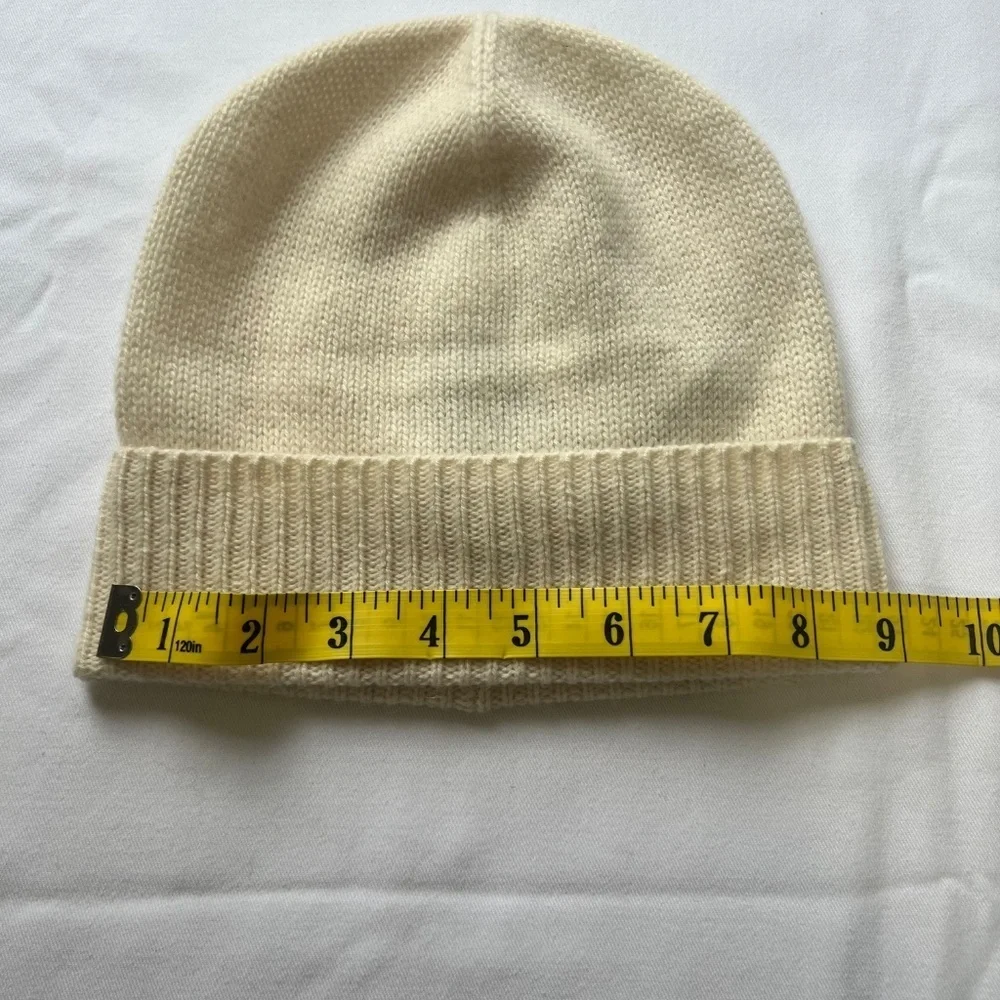 *FIRM PRICE* Charter Club 100% Cashmere Cuffed Beanie One Size Ribbed Cuff